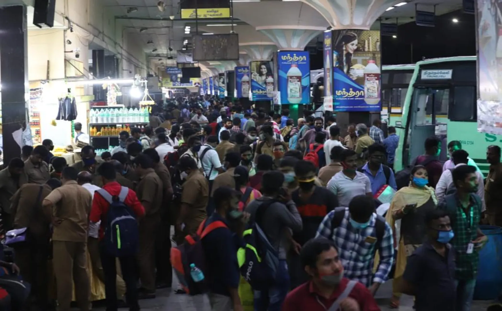 diwali festival chennai koyambedu bus stand 